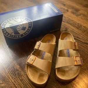 Birkenstock Arizona 38 Tobacco Brown